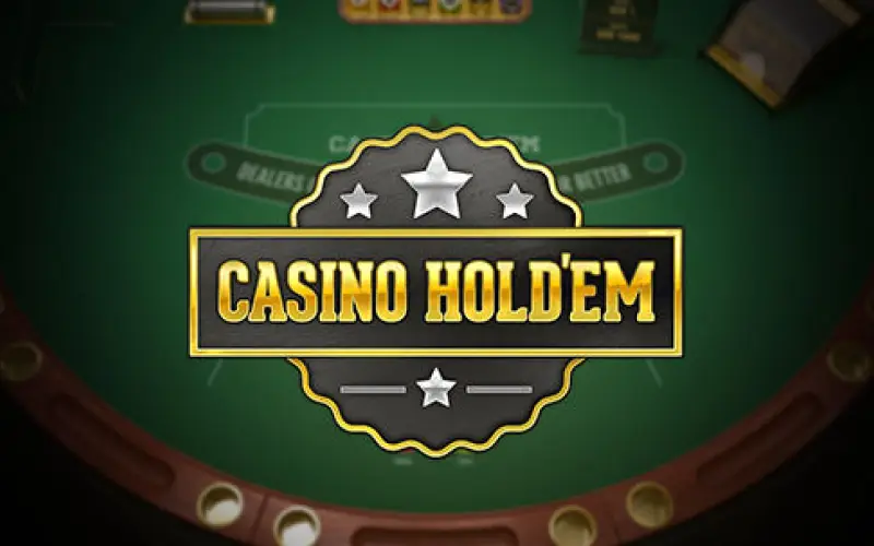 Go head-to-head with the dealer for a royal payout in Casino Hold'em.