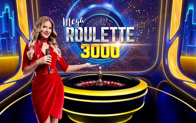 Spin for life-changing multipliers on the massive Mega Roulette 3,000.