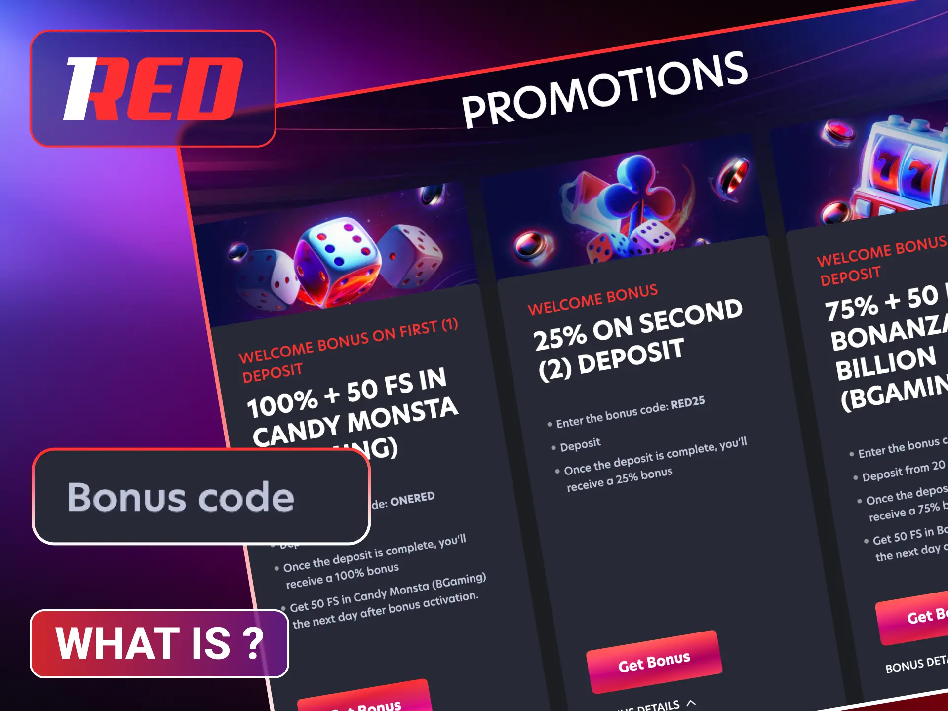 A 1Red bonus code is a special alphanumeric string that grants UK players access to unique rewards and boosted bankrolls.