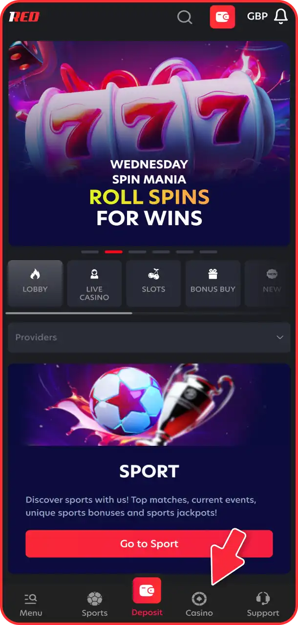 Open Big Bass Bonanza instantly from 1Red lobby.