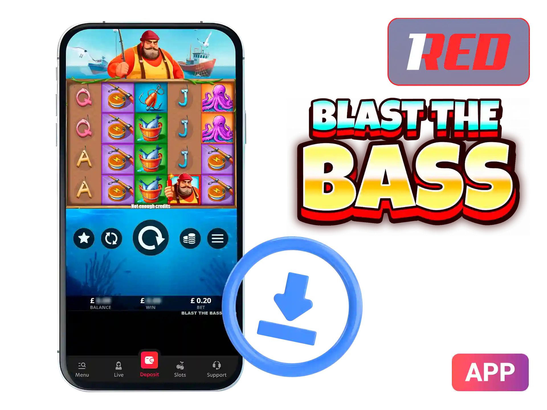 Enjoy seamless mobile gameplay via the 1Red app.