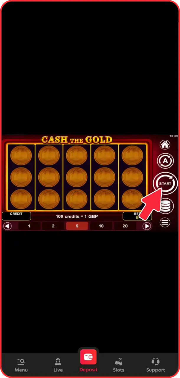 Learn the rules and start Cash The Gold at 1Red.