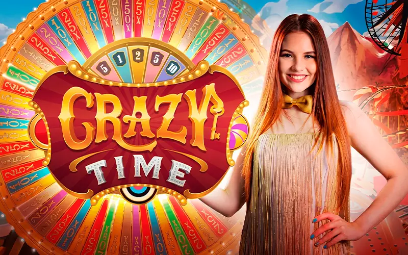 Join the exciting Crazy Time game show at 1Red.