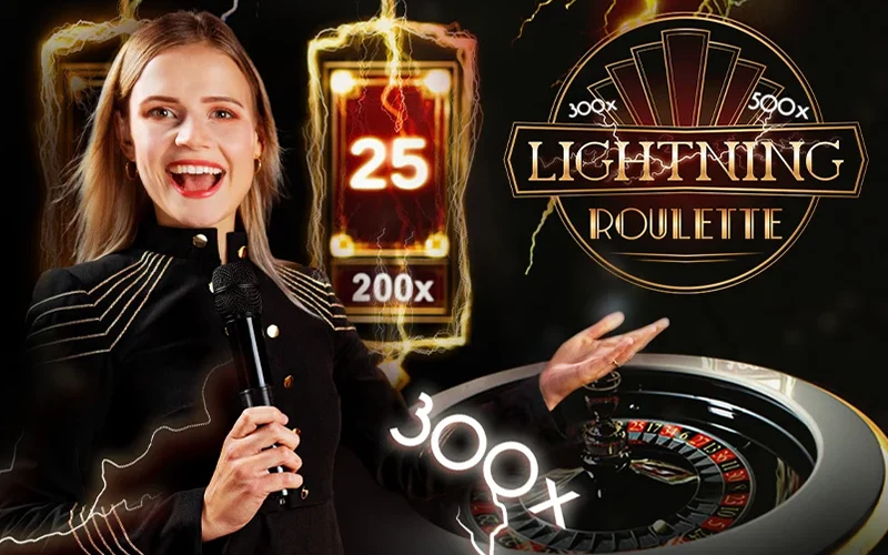 Experience fast-paced Lightning Roulette at 1Red.
